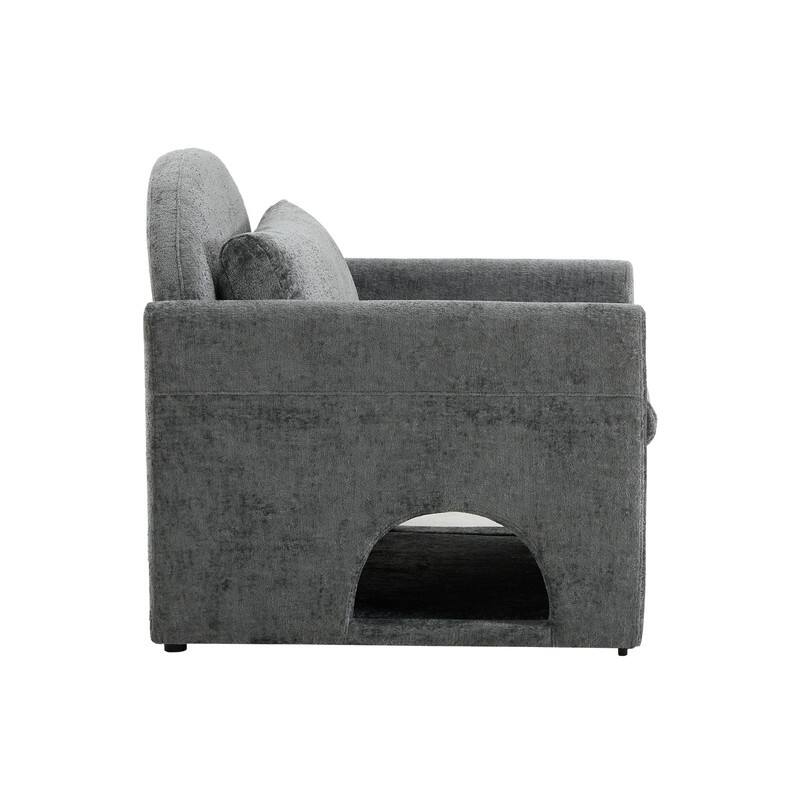 36.20" Chenille Oversized Single Sofa Armchair