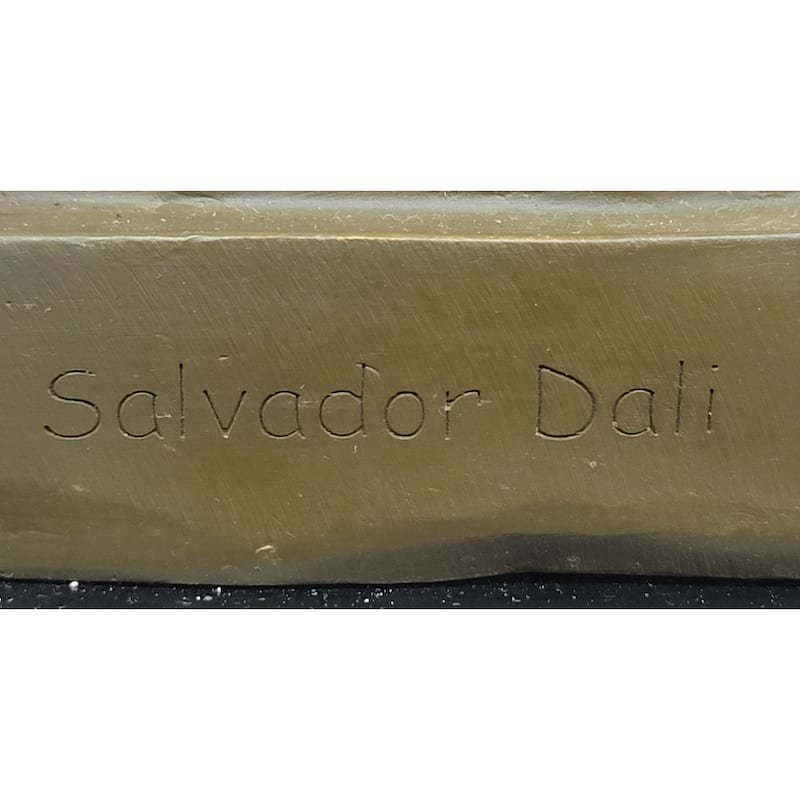 Abstract Silence Bronze Sculpture – Dali Modern Art Decor