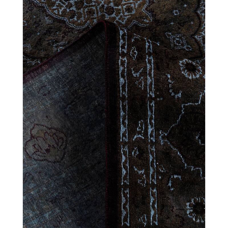 Fine Vibrance One-of-a-Kind Hand-Knotted Area Rug - Brown, 6' 5" x 10' 0" - 6' 5" x 10' 0"