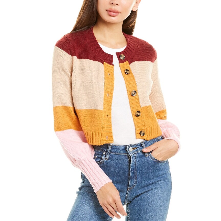for love and lemons yellow cardigan