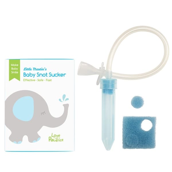 slide 2 of 9, Little Martin's Reusable Snot Sucker Blue