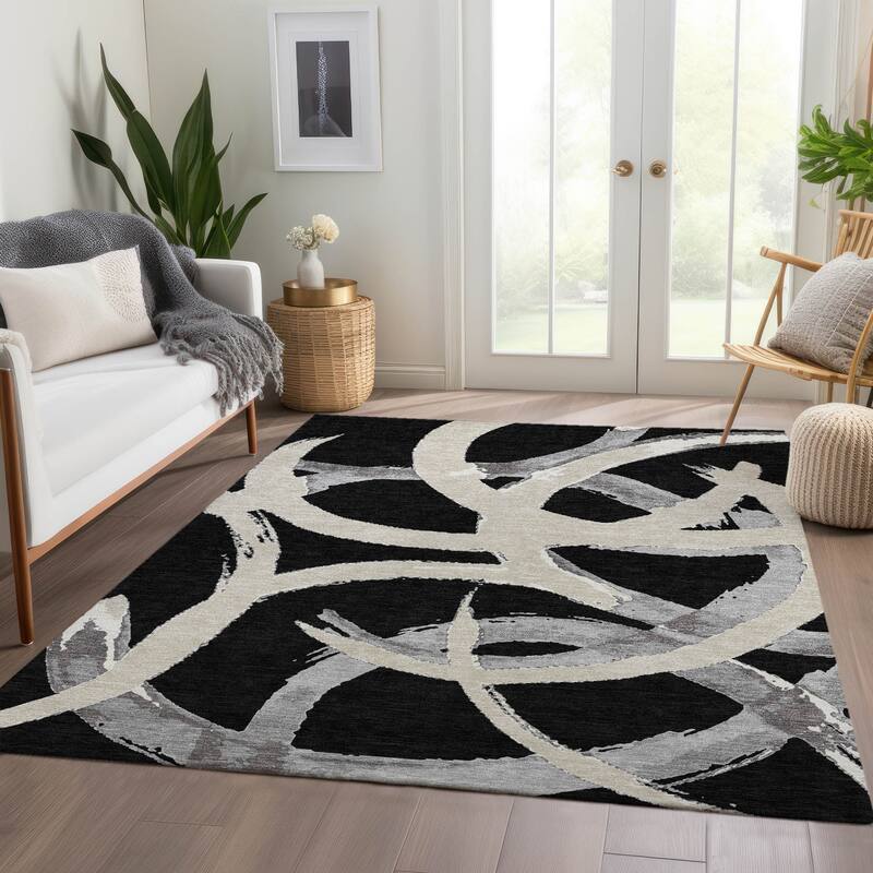Premium Washable Super Soft Modern Zeus Mayfield Rug