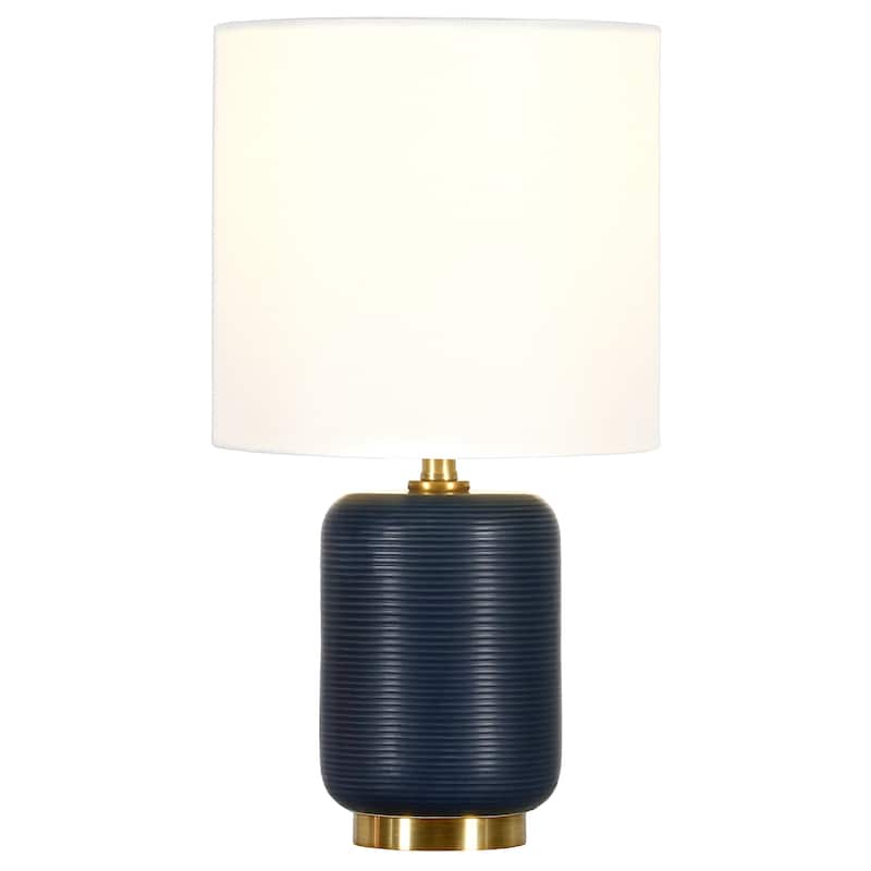 Lambert 15" Tall Ceramic Table Lamp with Fabric Shade