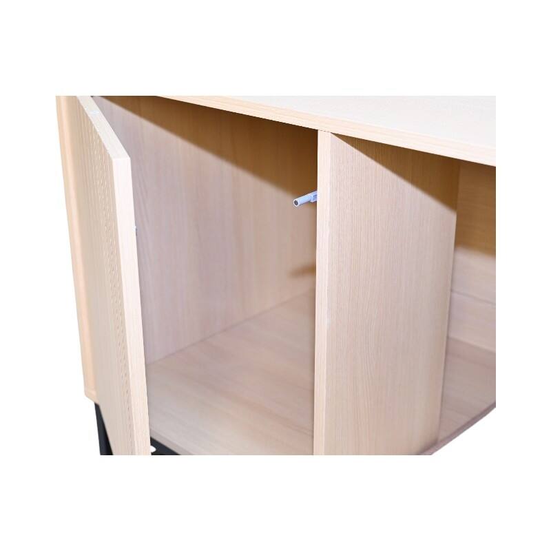 76.4 lbs Modern Wooden Cat House with Scratching Mat