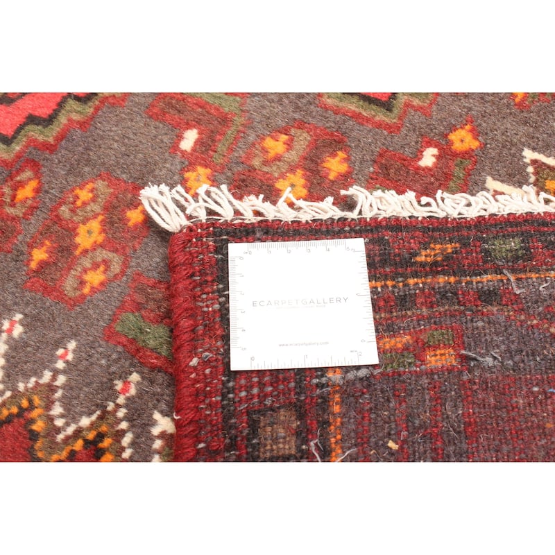 ECARPETGALLERY Hand-knotted Andelz Red Wool Rug - 4'6 x 6'8