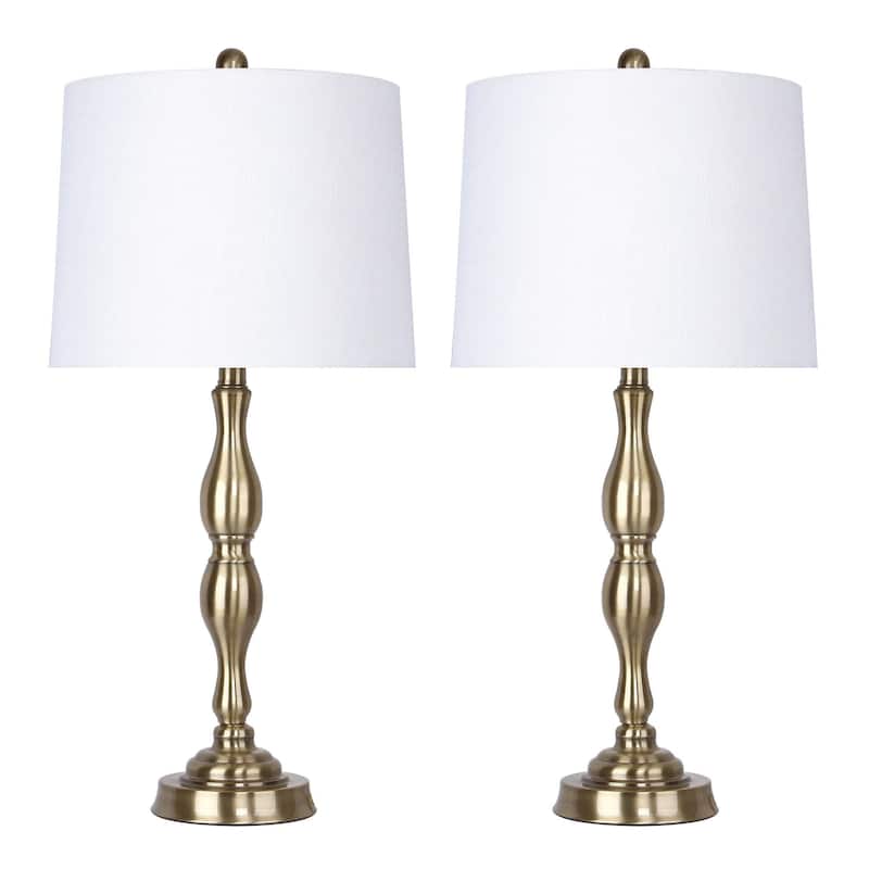 Smith 27.5" Metal Table Lamp (Set of 2)