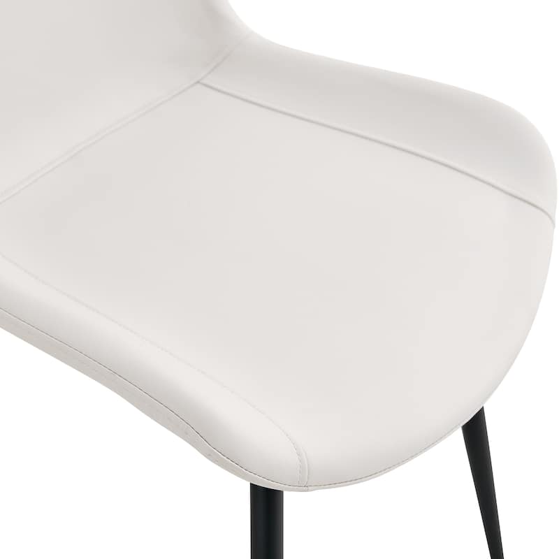 Dining Chairs Set of 4 Modern Kitchen Artificial Leather Chairs