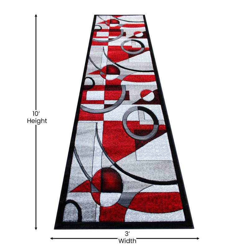 Modern Geometric Abstract Area Rug