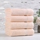 preview thumbnail 32 of 105, Superior Heritage Egyptian Cotton Absorbent Bath Towel Set of 4 Peach