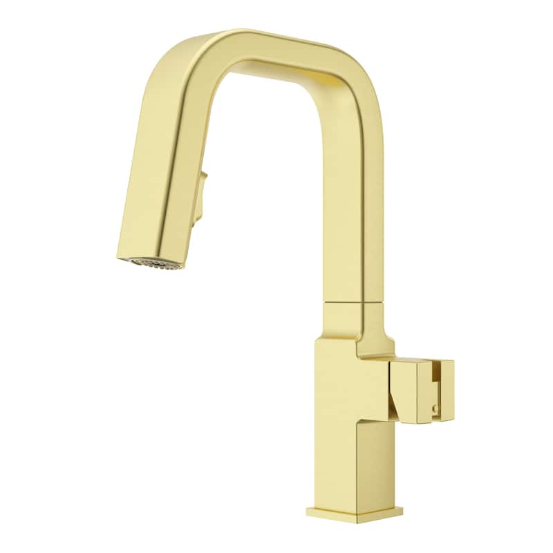 Pfister GT572-VRV Verve 1.8 GPM Single Hole Pull Down Bar Faucet - Brushed Gold