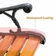 preview thumbnail 10 of 9, 49 1/2'' Patio Park Garden Bench Porch Path Chair Outdoor Deck Cast