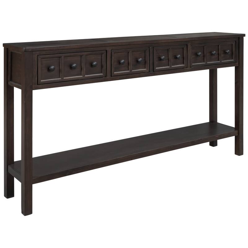 Rustic Entryway Console Table and 60" Long Sofa Table