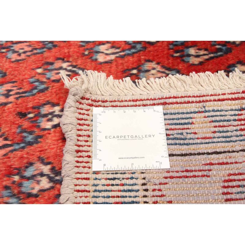 ECARPETGALLERY Hand-knotted Andelz Red Wool Rug - 3'3 x 10'3