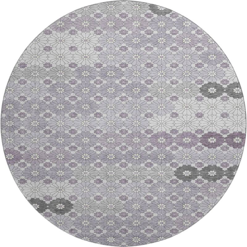 Premium Washable Super Soft Whimsy Mosaic Mayfield Rug