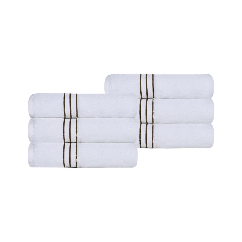 Turkish Cotton Heavyweight Hand Towel Set of 6 by Superior