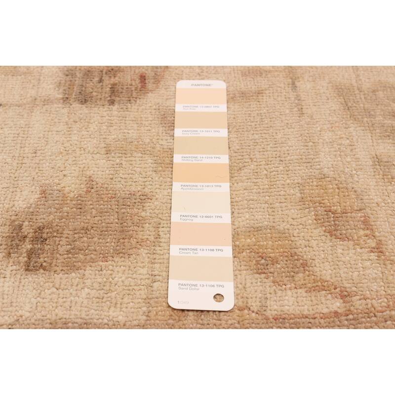 ECARPETGALLERY Hand-knotted Chobi Finest Ivory Wool Rug - 7'10 x 9'6