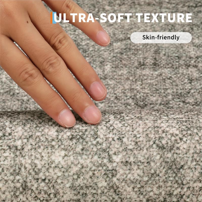 Garvee Scallop Solid Washable Area Rug