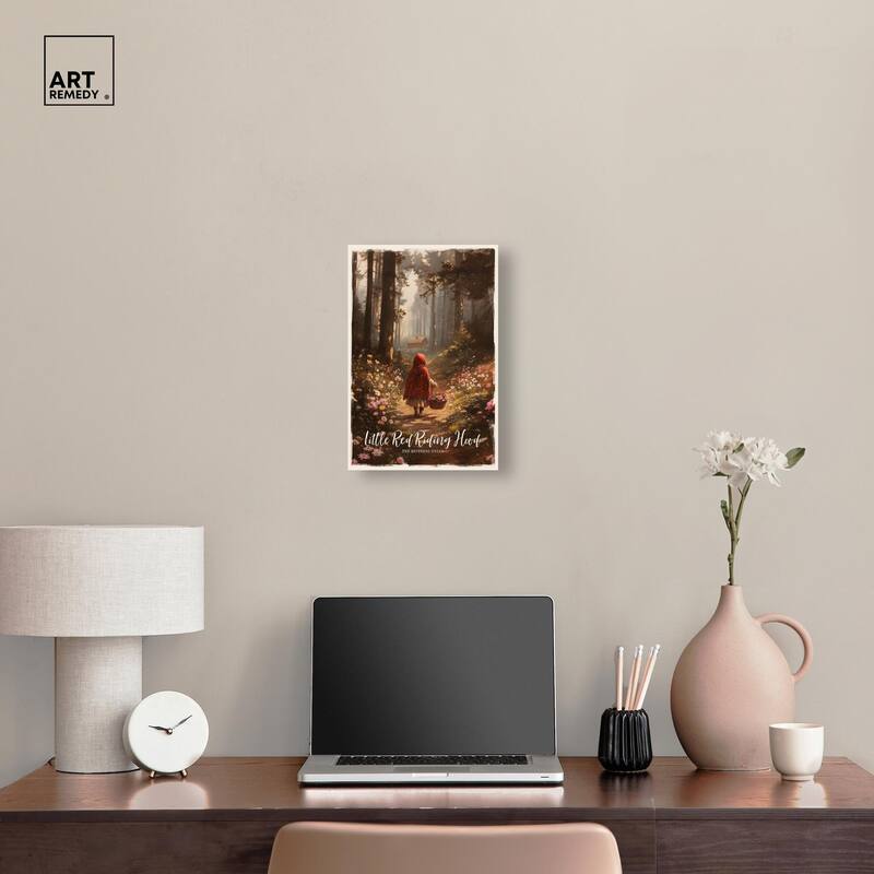 Classic Red Riding Hood Canvas by Art Remedy, Gallery Wrapped