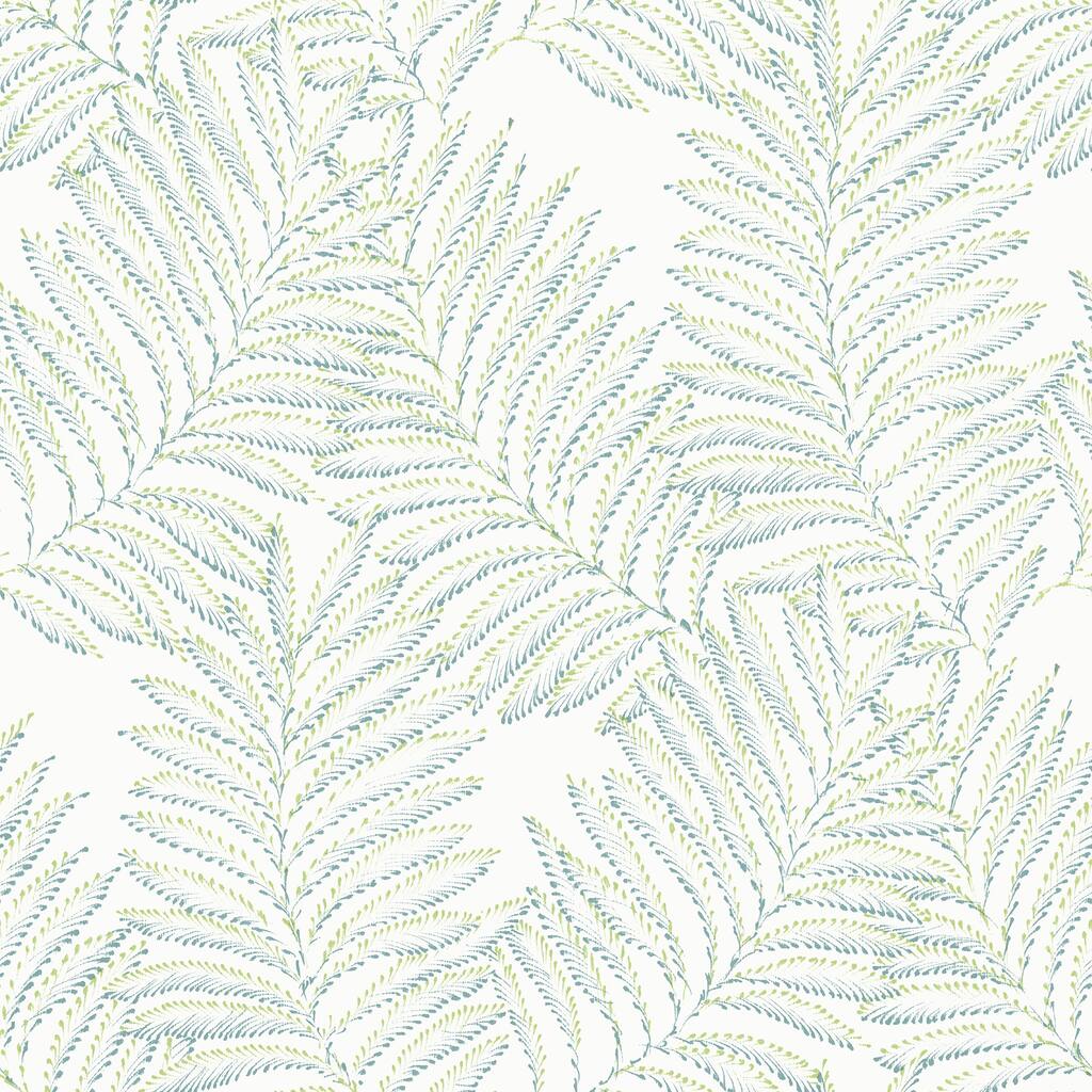 A-Street Prints Finnley Green Inked Fern Wallpaper
