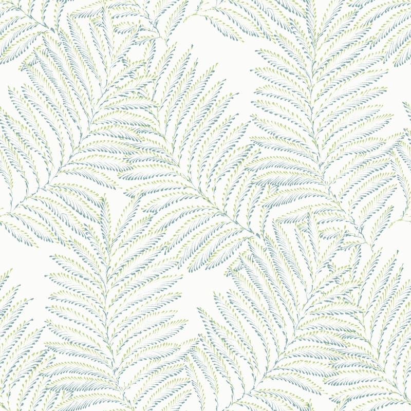 A-Street Prints Finnley Green Inked Fern Wallpaper
