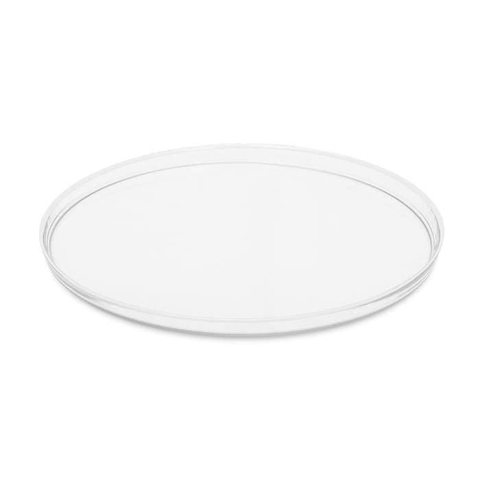 Set Of four 13"D Glass Chargers with Colored Rim
