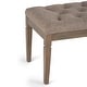 preview thumbnail 17 of 78, WYNDENHALL Hopewell 48 inch Wide Traditional Rectangle Ottoman Bench