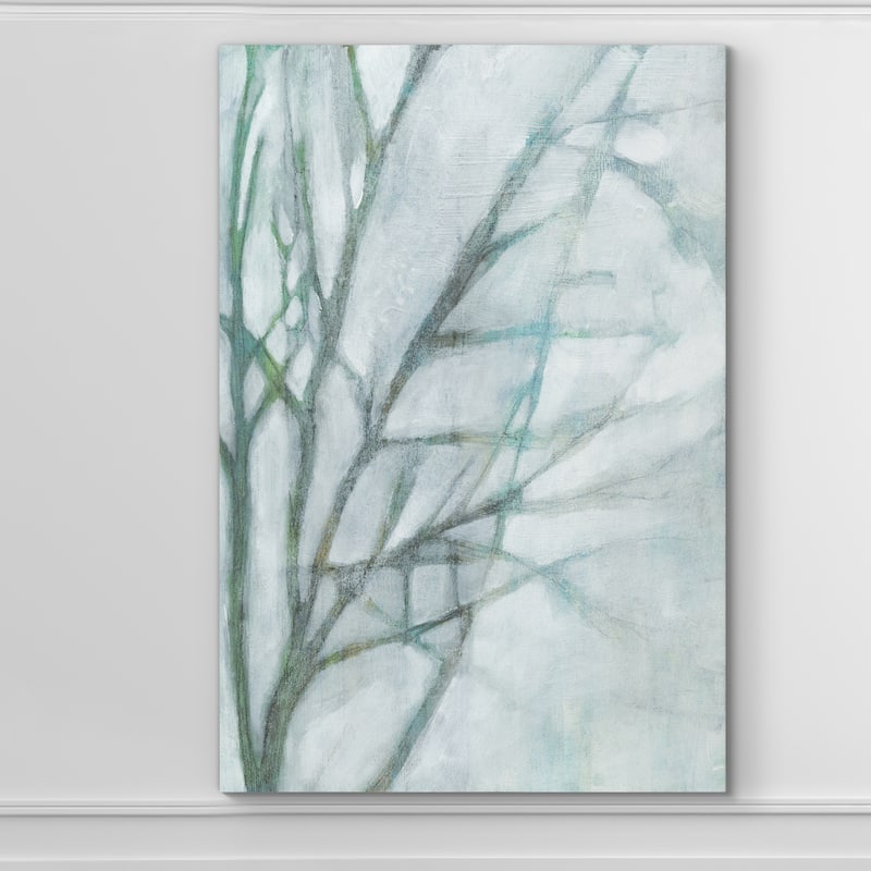 Tree with White Sky II-Premium Gallery Wrapped Canvas