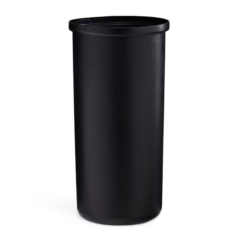 Metal Indoor Trash Can, 14-Gallon Garbage Can, Receptacle