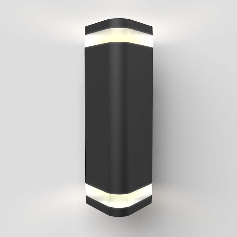 Artika Trygon Outdoor Wall Light, Black