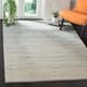 SAFAVIEH Adirondack Vera Modern Ombre Distressed Stripe Area Rug - 3' x 5' - Slate/Cream