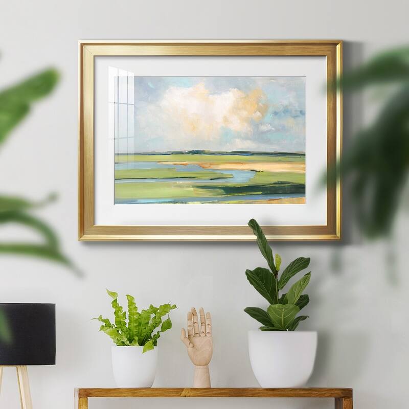 Pastel Horizon II Premium Framed Print - Ready to Hang