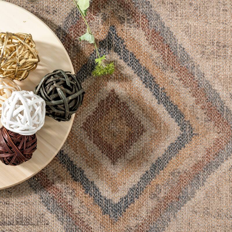 Nuloom Jonie SuperiorWash Bohemian Easy-Jute Machine Washable Area Rug