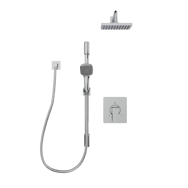 Belanger KIT-QUA130CCP Pressure Balanced Square Shower System from Wall