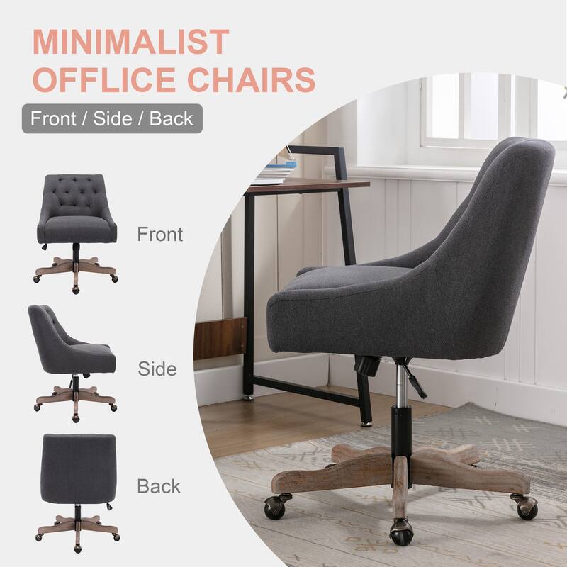 360 degree rotation and adjustable shell chair for living room