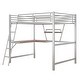 preview thumbnail 11 of 32, Merax Metal Loft Bed with L-shaped Desk and Shelf