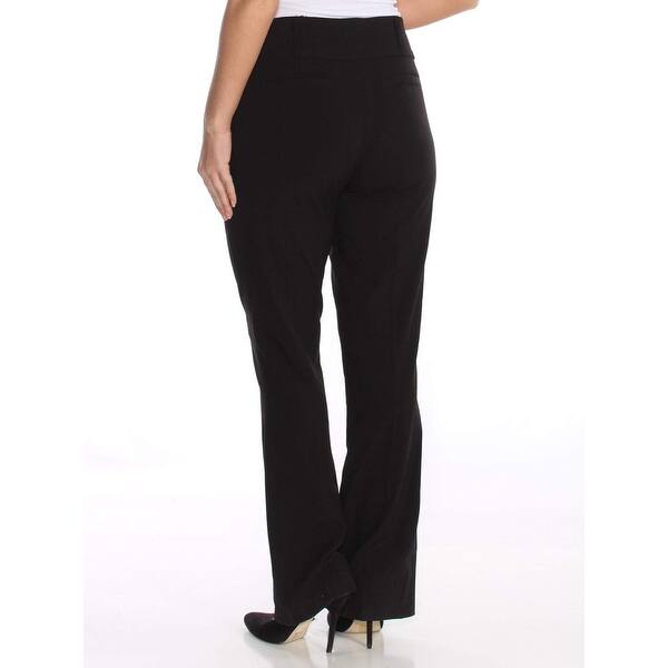 Shop Xoxo Black Size 0 Junior Wide Band Bootcut Stretch Dress