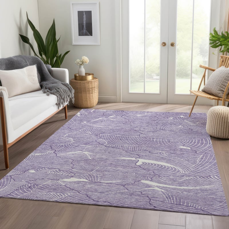 Premium Washable Super Soft Contemporary Puzzle Mayfield Rug