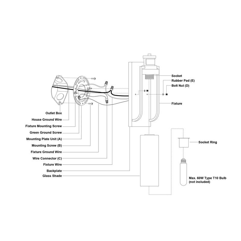 Vaxcel Lighting T0749 Lawton 16" Tall Outdoor Wall Sconce with Clear,