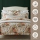 preview thumbnail 3 of 7, HiEnd Accents Jardin Lyocell Watercolor Floral Chic Casual 3 Piece Comforter Set