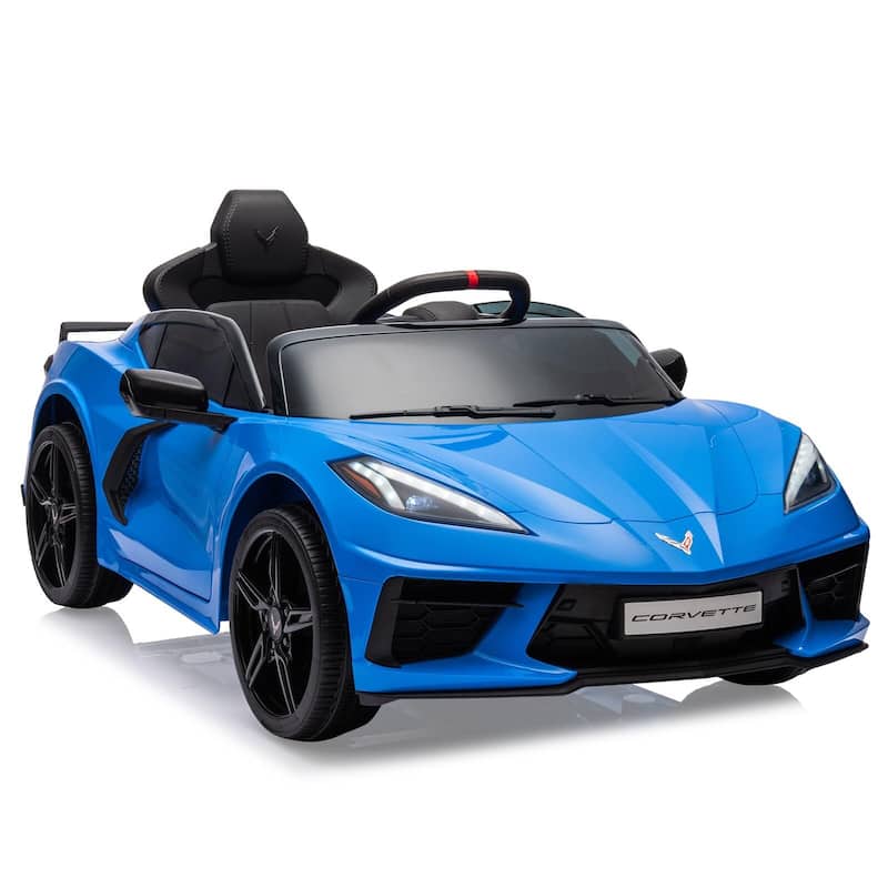 12V Kids Ride on Car Licensed Corvette Battery Powered Car Toddles Electric Sports Car Toy with Remote Control