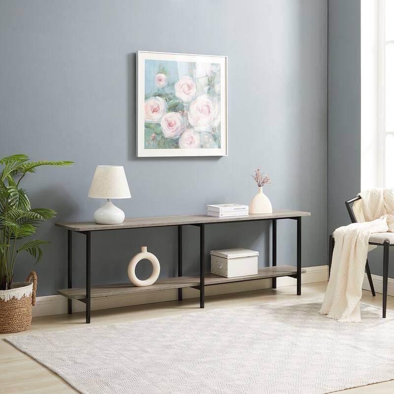 Celine 70.86 Wood Side Table Console