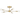 Delayne Collection Five-Light Mid-Century Modern Brushed Bronze Semi-Flush Mount Light - 16 in x 16 in x 5.5 in