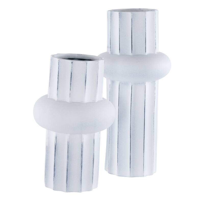 SAFAVIEH Home Croix Ceramic Vase -Set of 2