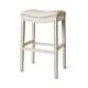 preview thumbnail 9 of 98, Maven Lane 31" Adrien Saddle Kitchen Bar Height Stool - N/A Set of 4 - Weathered Oak