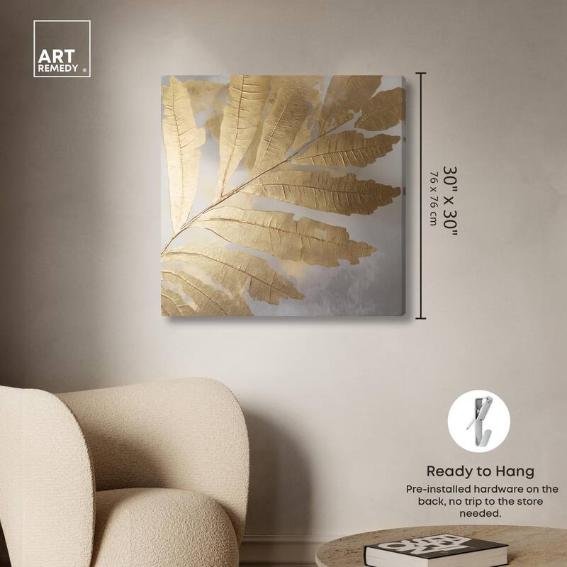 Golden Canopy (I) Canvas by Art Remedy, Gallery Wrapped