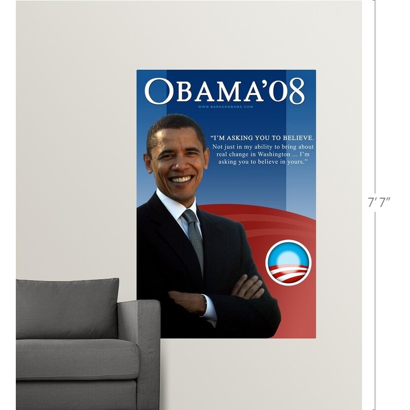 Shop Barack Obama 2008 Poster Print Overstock 24133227