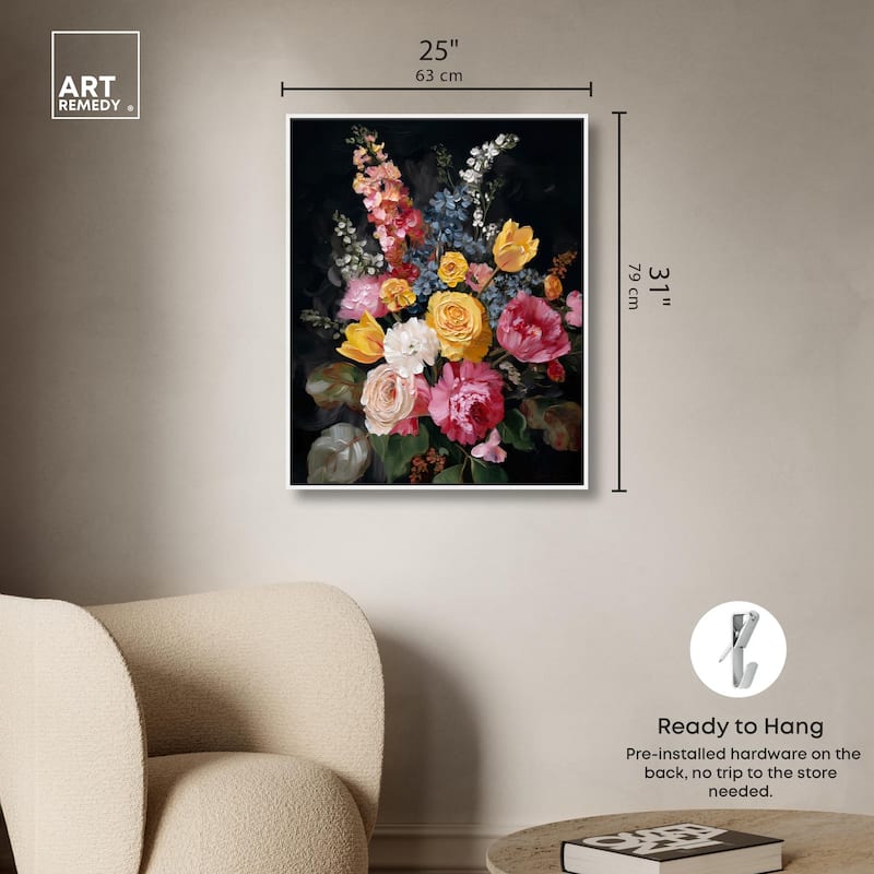Garden Richness I Canvas by Art Remedy