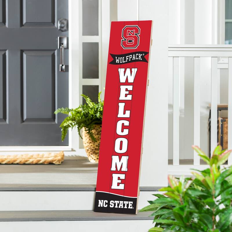 47" Porch Leaner Welcome Wall Sign, North Carolina State University