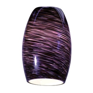 Access Lighting Chianti - Pendant Glass Shade - Purple Swirl Glass Finish