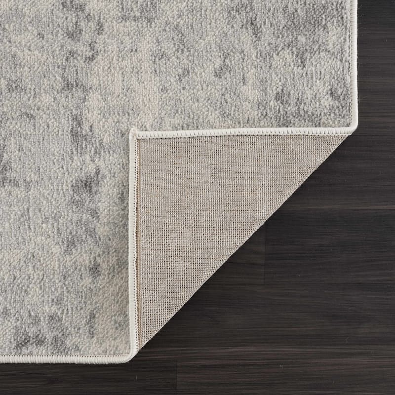 Hauteloom Tigris Modern Traditional Abstract Farmhouse Neutral Grey / Beige Area Rug